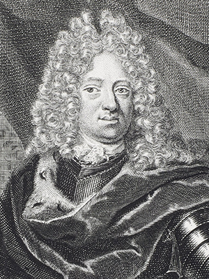 Kupferstich, undatiert, Johann Martin Bernigeroth von Christian, Herzog von Sachsen-Weißenfels (1682-1736)