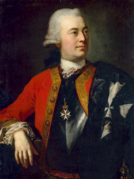 Öl auf Leinwand, 1769/1770, Anton Graff von Detlev Carl von Einsiedel (1737-1810)