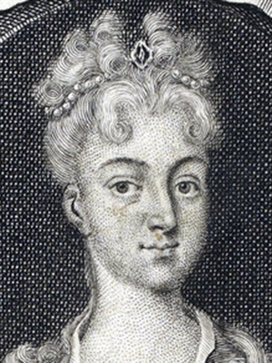 Radierung, 1713, Christian Vogelgesang von Henriette Charlotte von Nassau-Idstein-Wiesbaden (1693-1734)