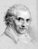 Selbstbildnis Kreide, um 1800, Jacob Wilhelm Mechau