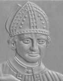 Metallguss, 2006, Karolin Donst von Thietmar, Bischof von Merseburg (975-1018)