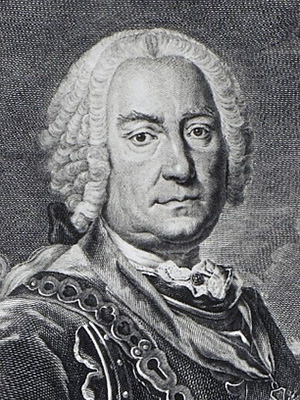 Kupferstich, undatiert, Johann Martin Bernigeroth von Johann Adolf II., Herzog von Sachsen-Weißenfels (1685-1746)