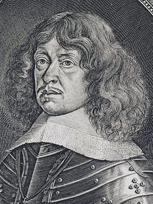 Kupferstich, 1658, Johann Dürr/Johann Caspar Höckner von Moritz, Herzog von Sachsen-Zeitz (1619-1681)